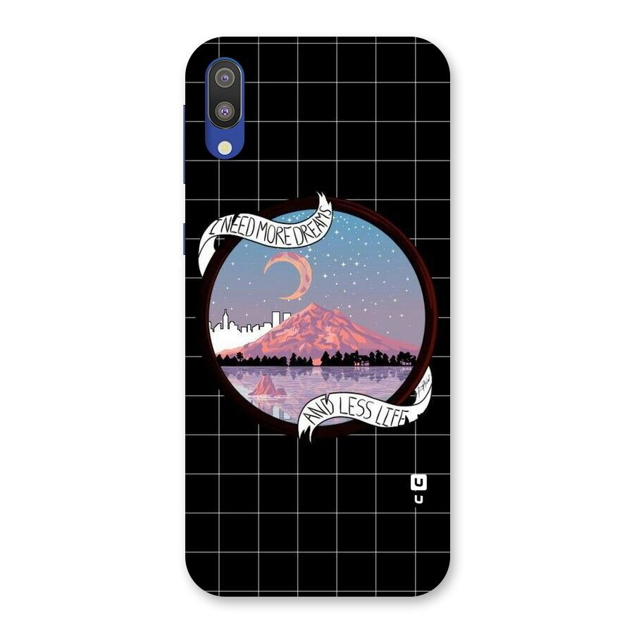 More Dreams Back Case for Galaxy M10