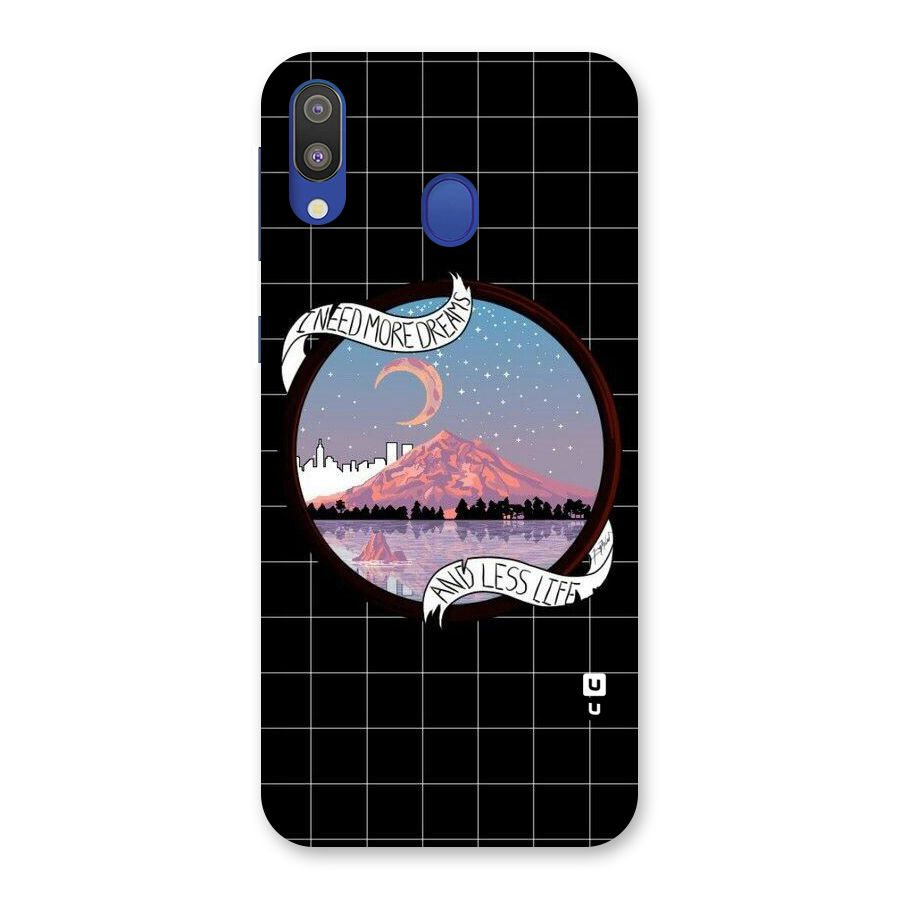 More Dreams Back Case for Galaxy M20