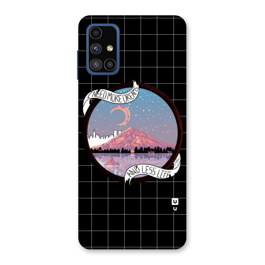 More Dreams Back Case for Galaxy M51