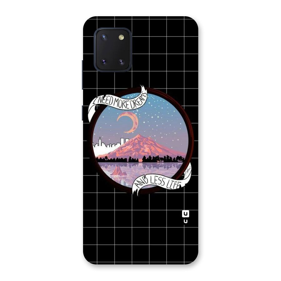 More Dreams Back Case for Galaxy Note 10 Lite