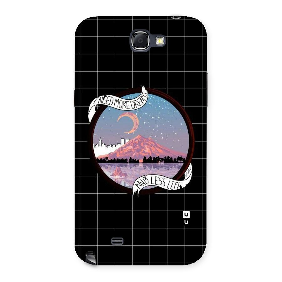 More Dreams Back Case for Galaxy Note 2