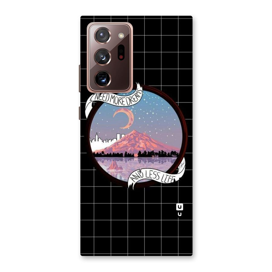 More Dreams Back Case for Galaxy Note 20 Ultra