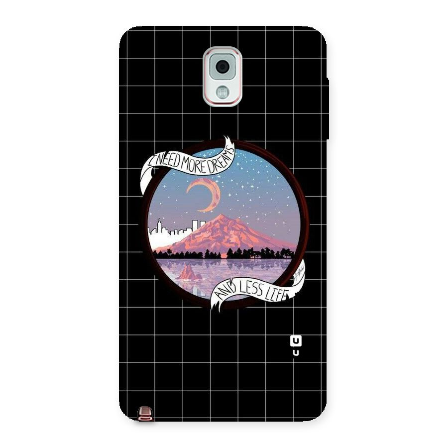More Dreams Back Case for Galaxy Note 3