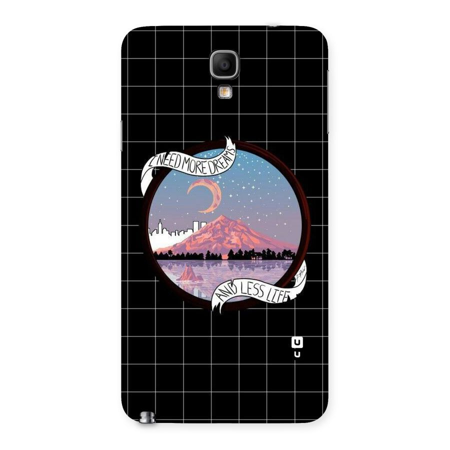 More Dreams Back Case for Galaxy Note 3 Neo