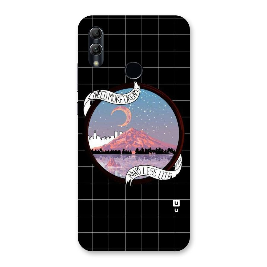 More Dreams Back Case for Honor 10 Lite