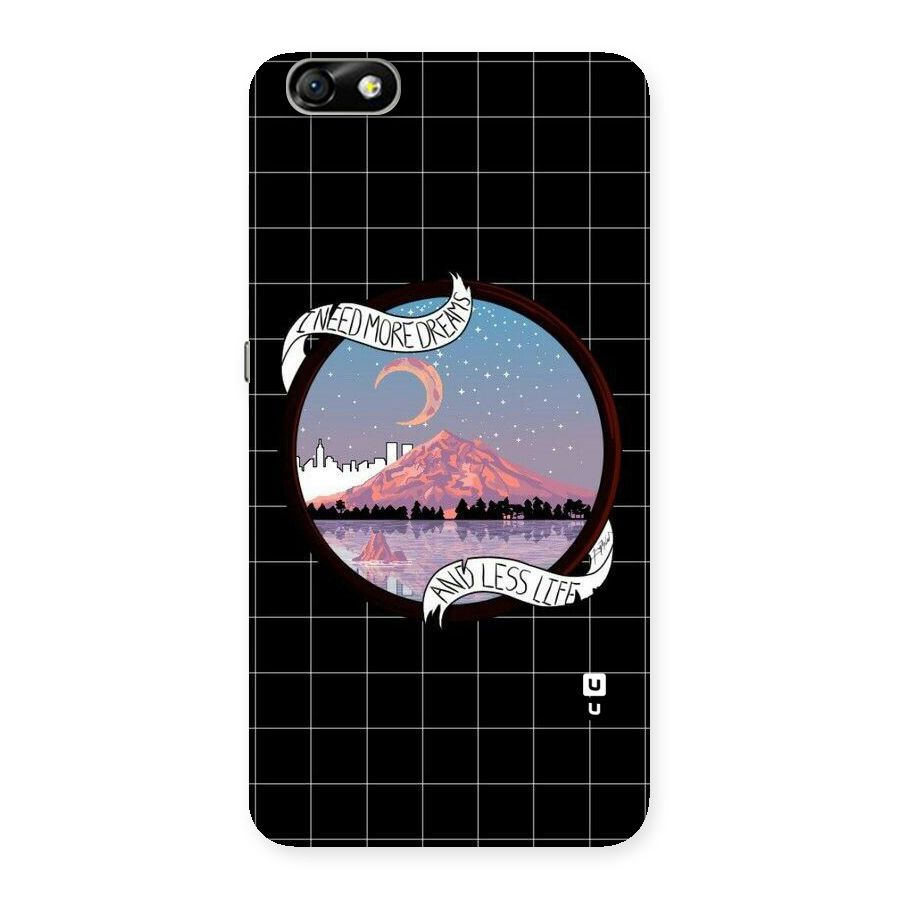 More Dreams Back Case for Honor 4X