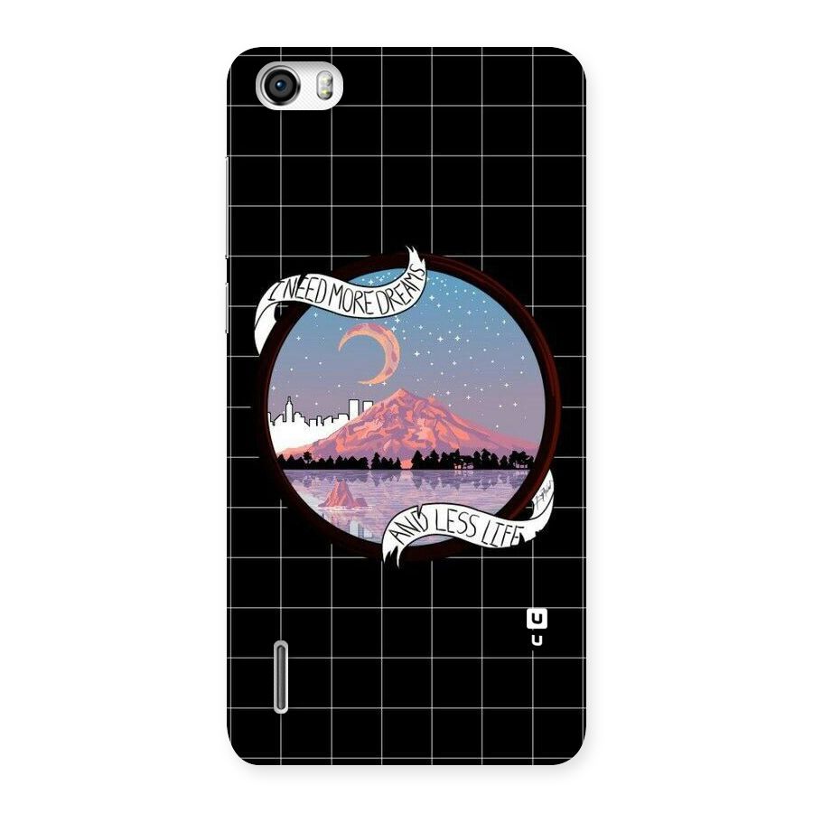 More Dreams Back Case for Honor 6