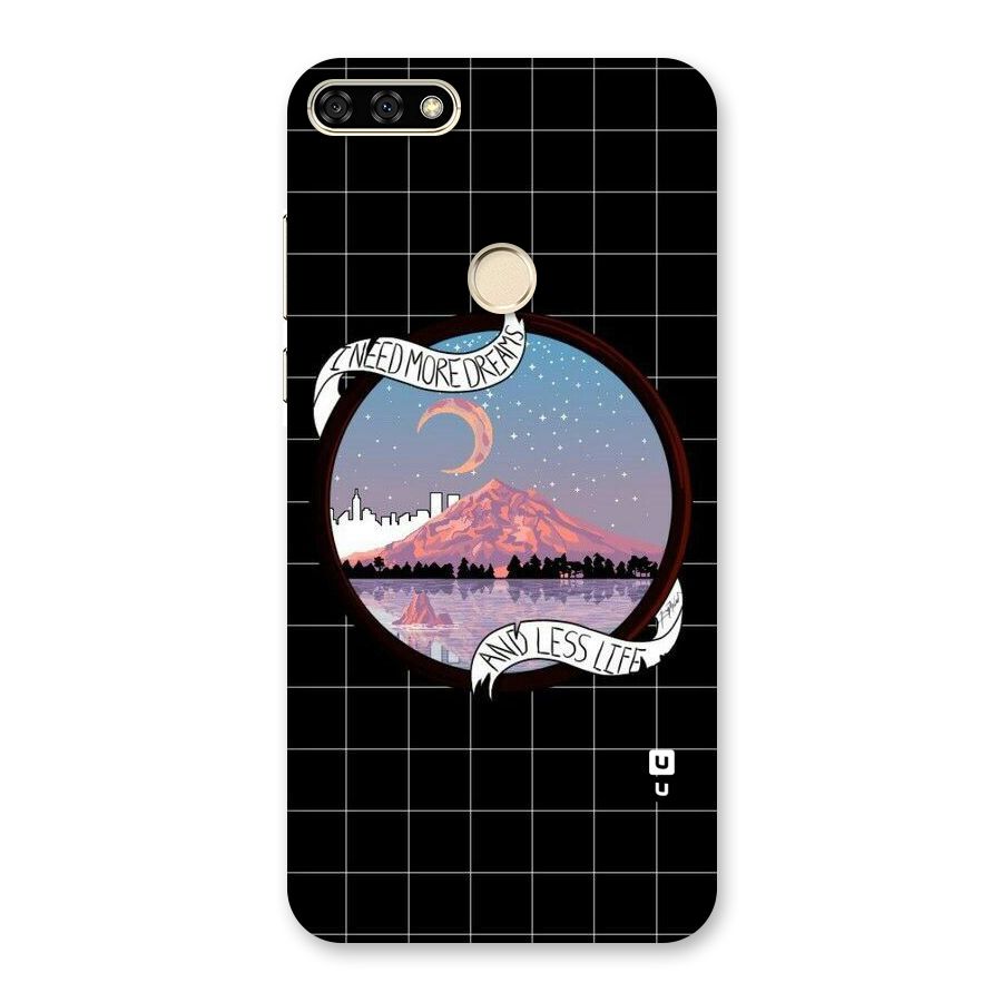More Dreams Back Case for Honor 7A