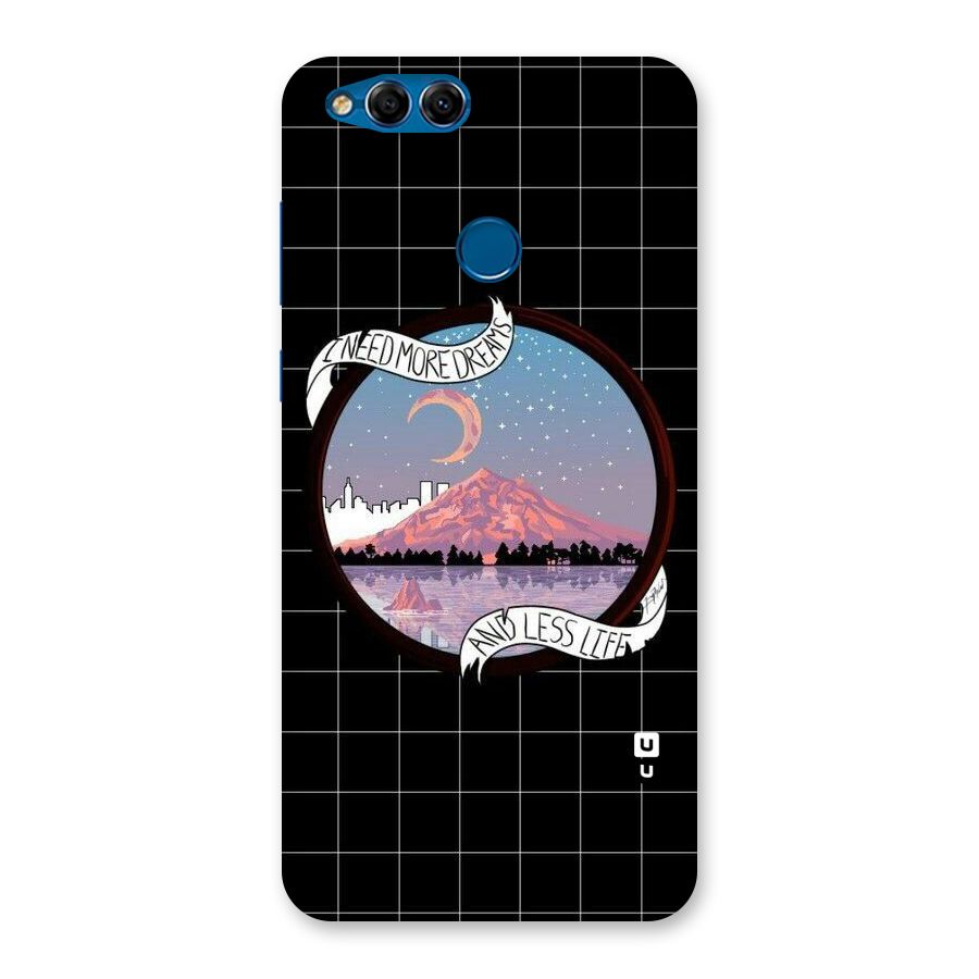 More Dreams Back Case for Honor 7X