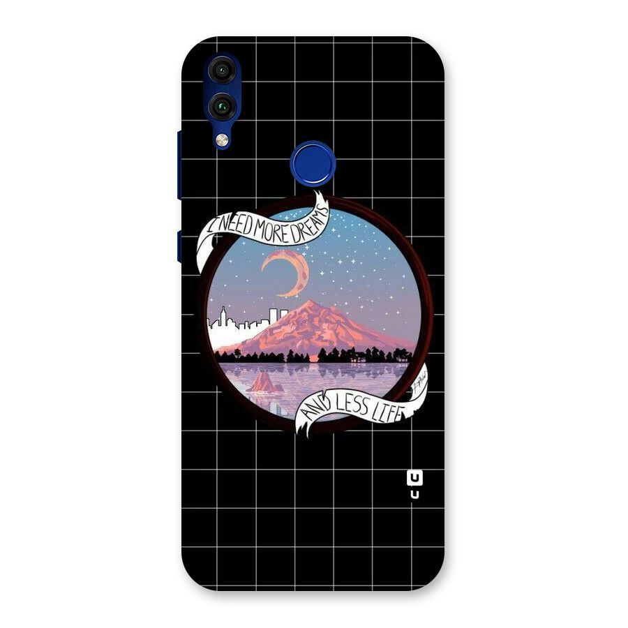 More Dreams Back Case for Honor 8C