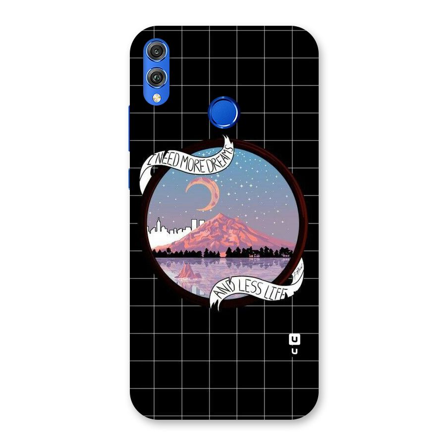 More Dreams Back Case for Honor 8X