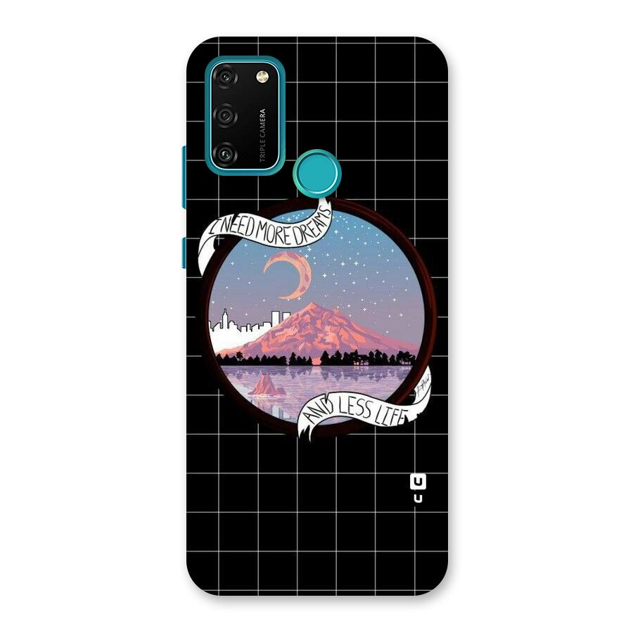More Dreams Back Case for Honor 9A