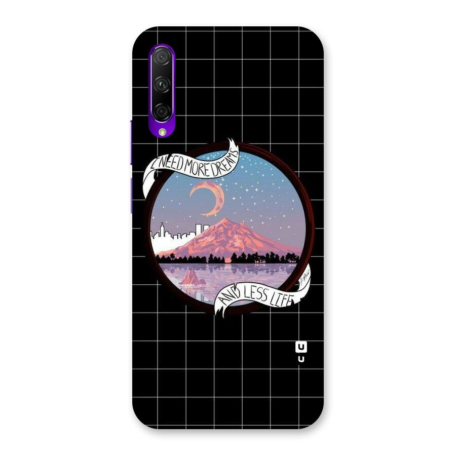 More Dreams Back Case for Honor 9X Pro