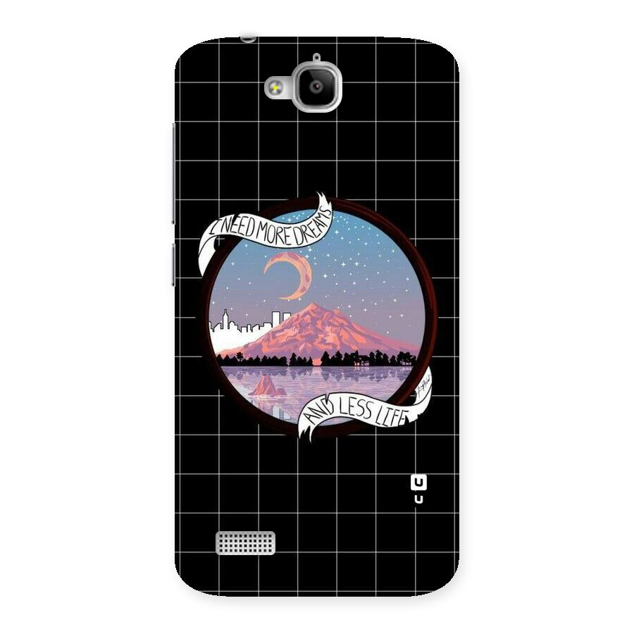 More Dreams Back Case for Honor Holly
