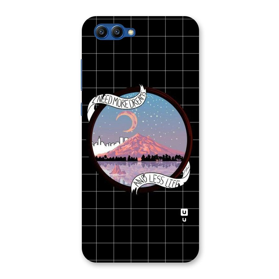 More Dreams Back Case for Honor View 10