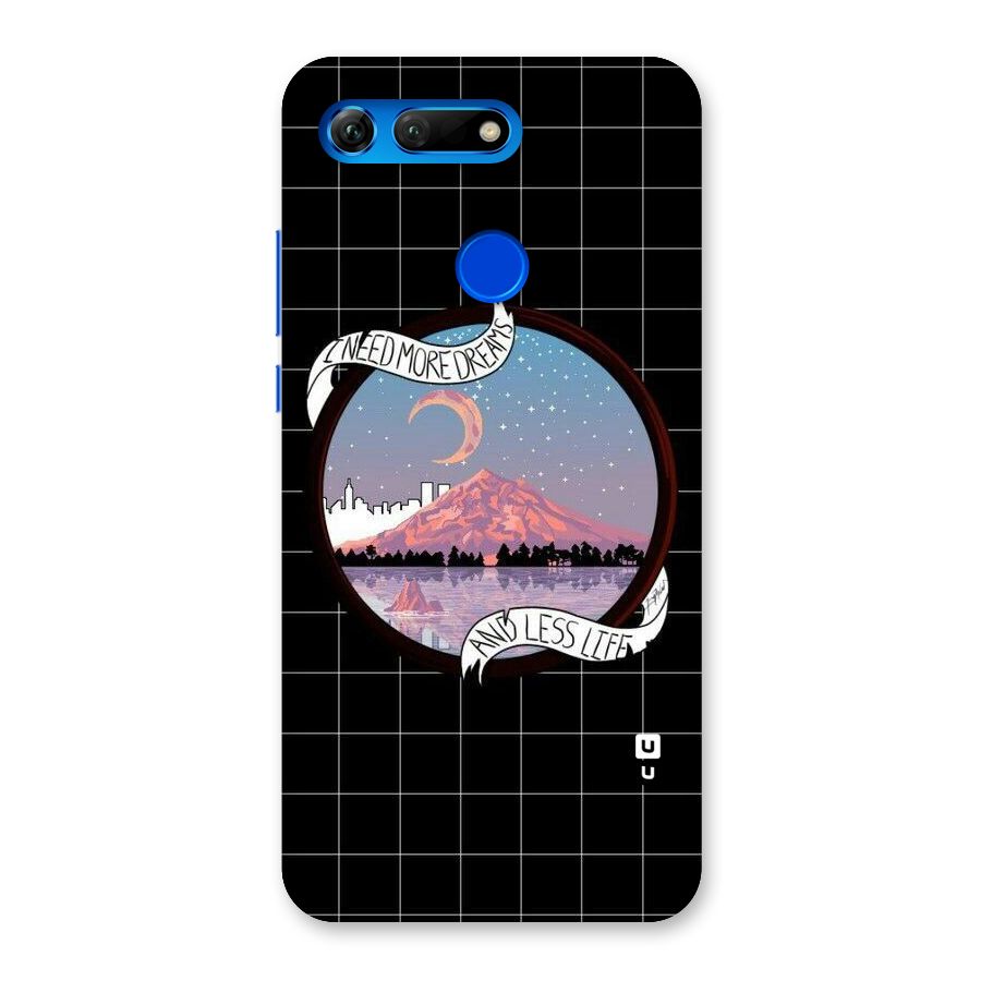 More Dreams Back Case for Honor View 20