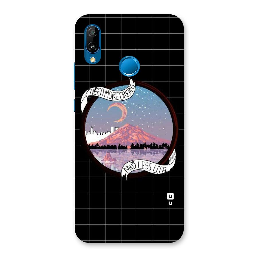 More Dreams Back Case for Huawei P20 Lite