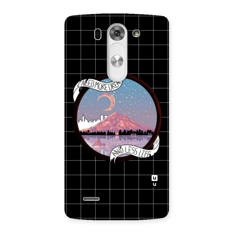 More Dreams Back Case for LG G3 Beat