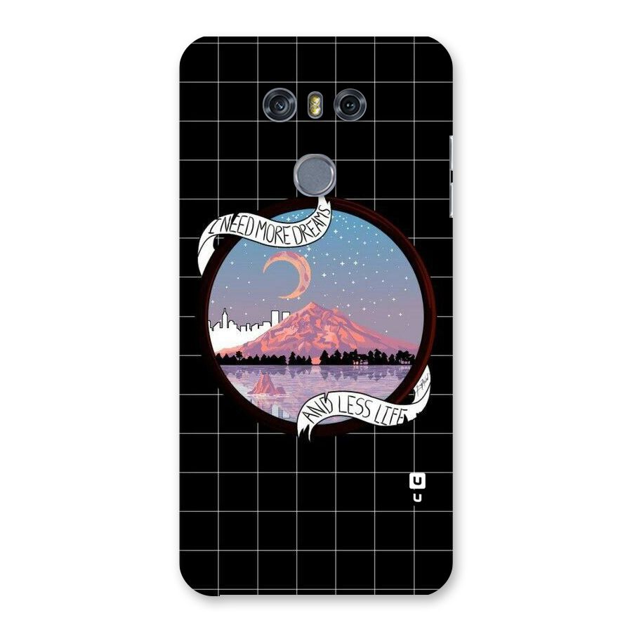 More Dreams Back Case for LG G6