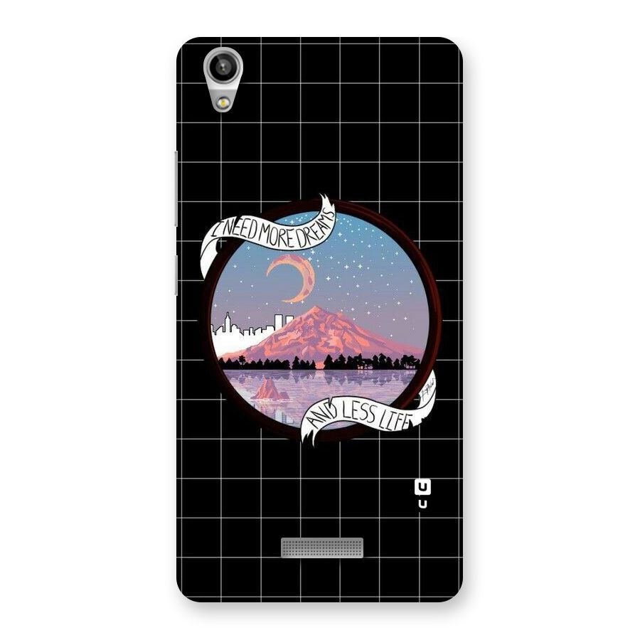 More Dreams Back Case for Lava-Pixel-V1