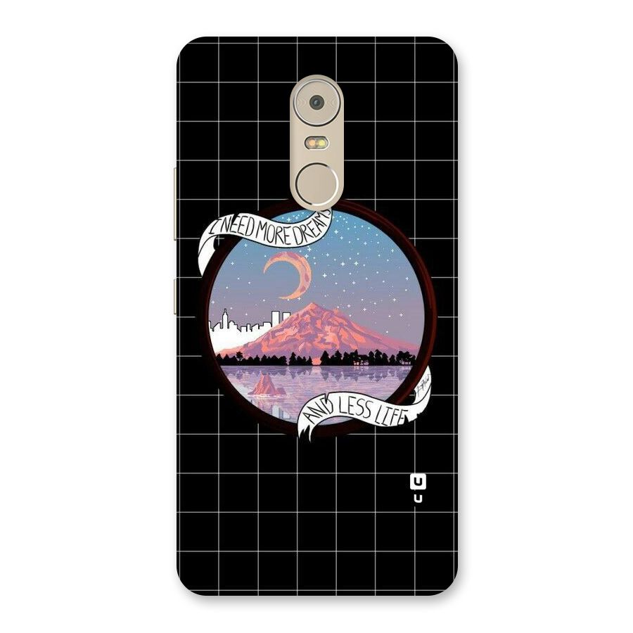 More Dreams Back Case for Lenovo K6 Note