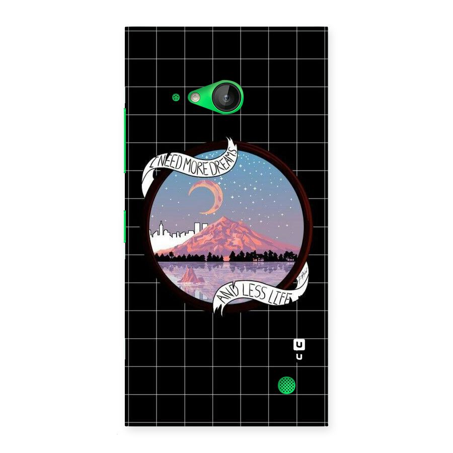 More Dreams Back Case for Lumia 730