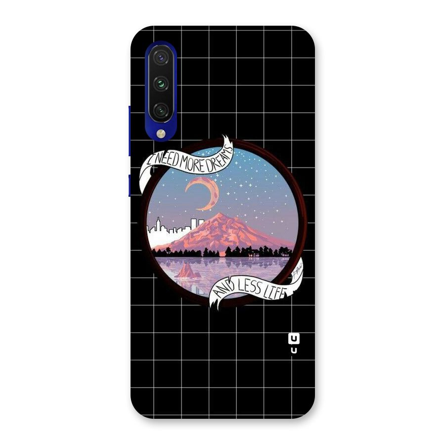 More Dreams Back Case for Mi A3