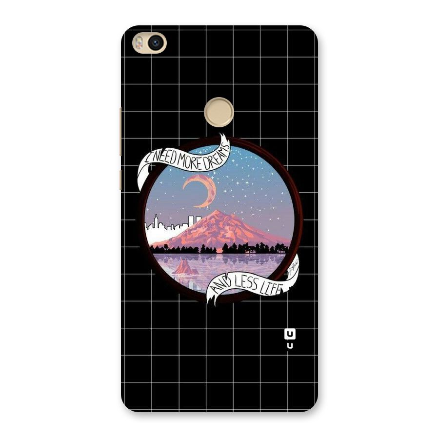 More Dreams Back Case for Mi Max 2
