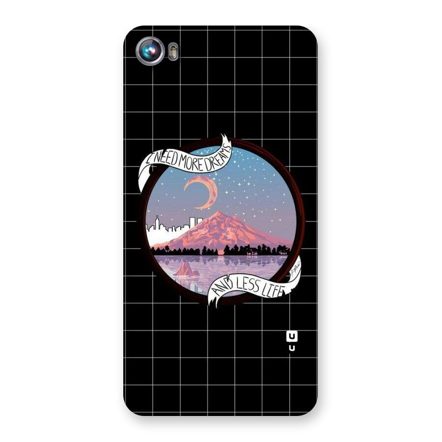 More Dreams Back Case for Micromax Canvas Fire 4 A107