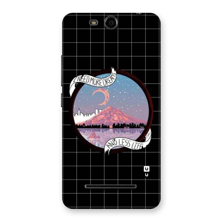 More Dreams Back Case for Micromax Canvas Juice 3 Q392