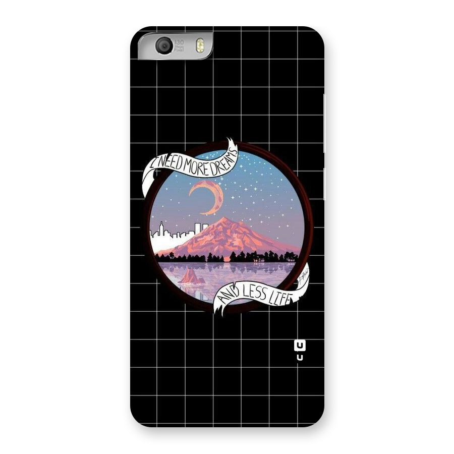 More Dreams Back Case for Micromax Canvas Knight 2