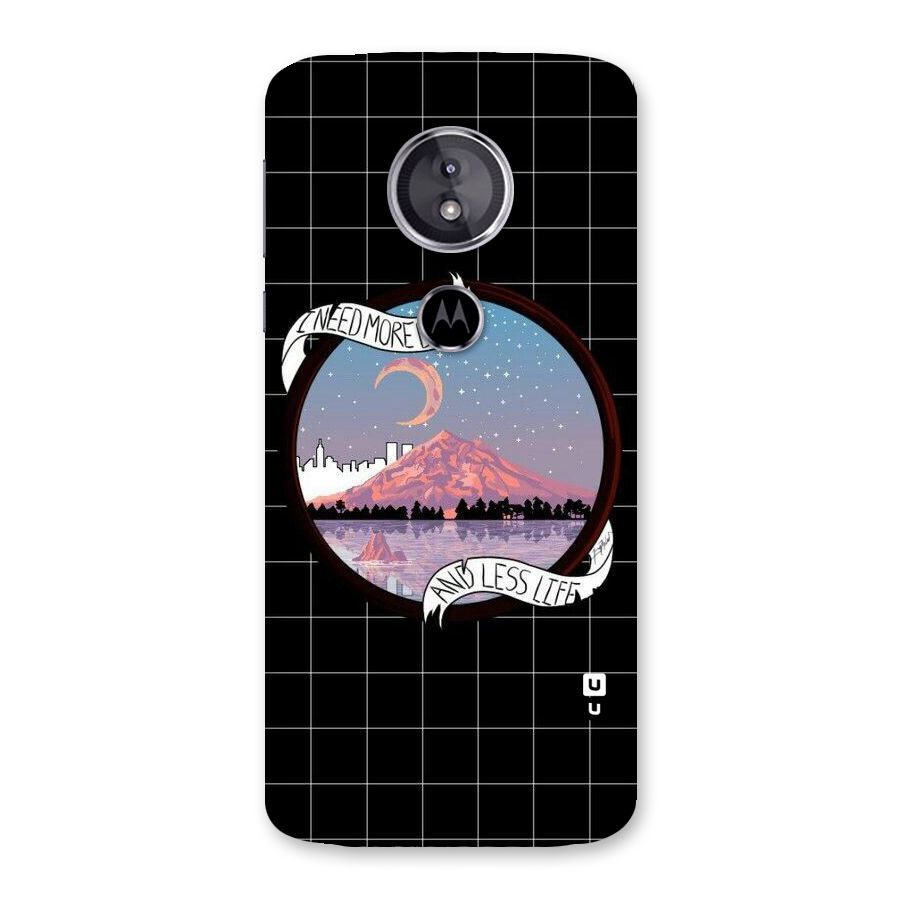 More Dreams Back Case for Moto E5