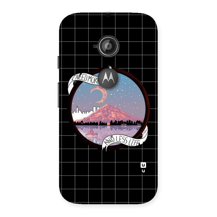 More Dreams Back Case for Moto E 2nd Gen