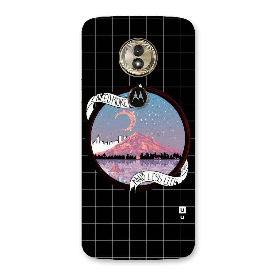 More Dreams Back Case for Moto G6 Play
