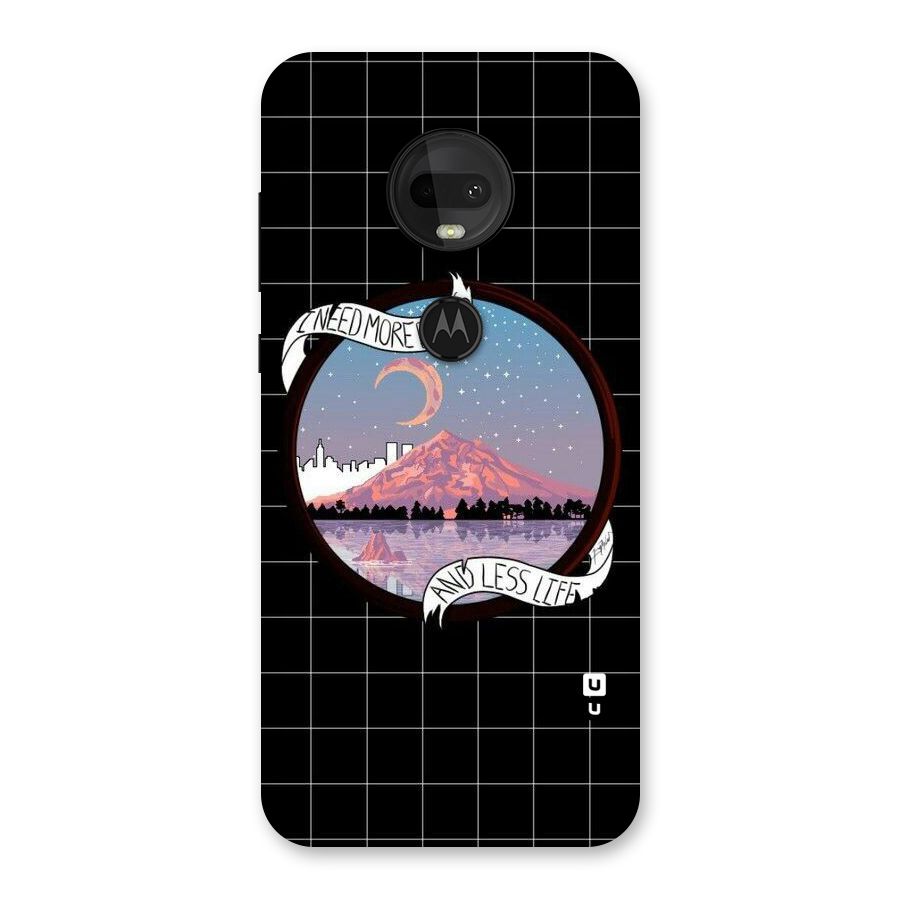 More Dreams Back Case for Moto G7