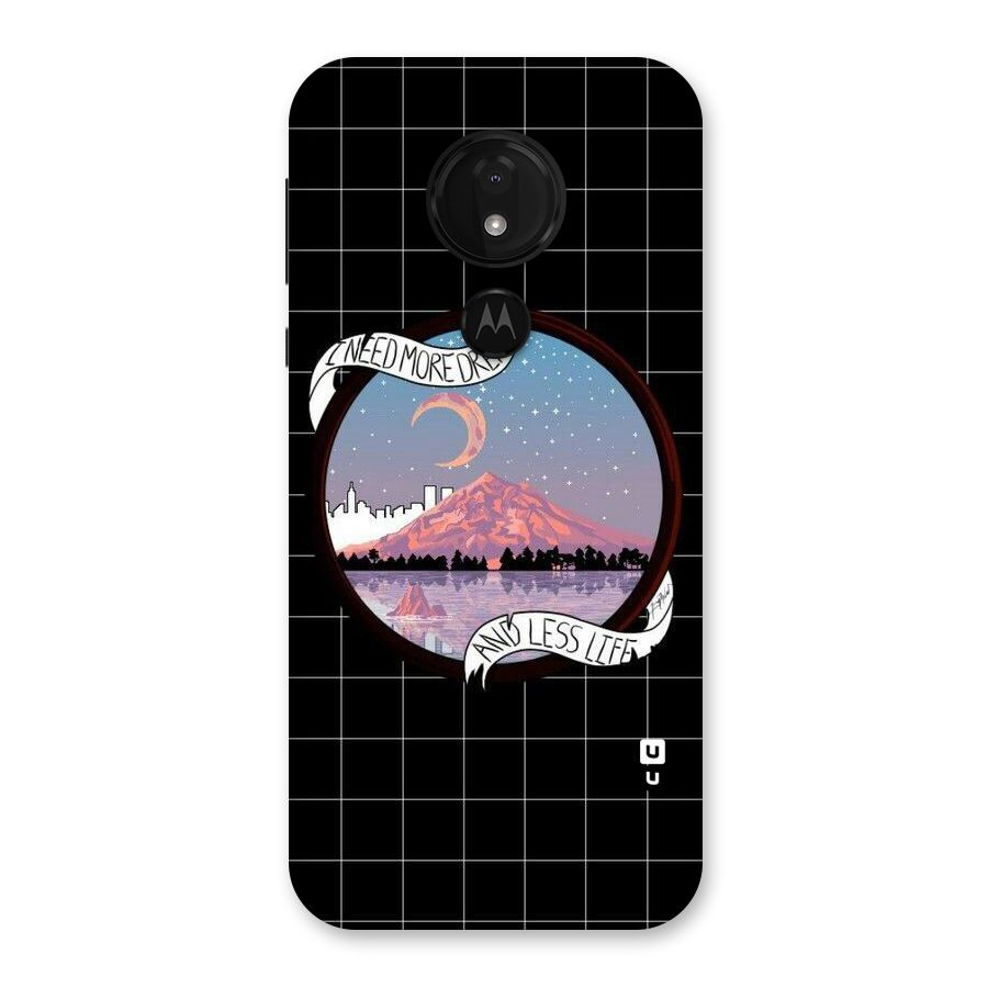 More Dreams Back Case for Moto G7 Power