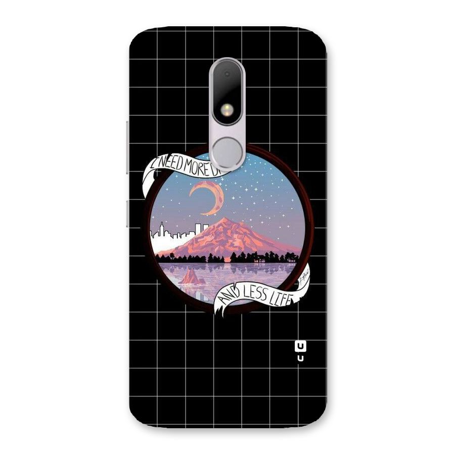 More Dreams Back Case for Moto M