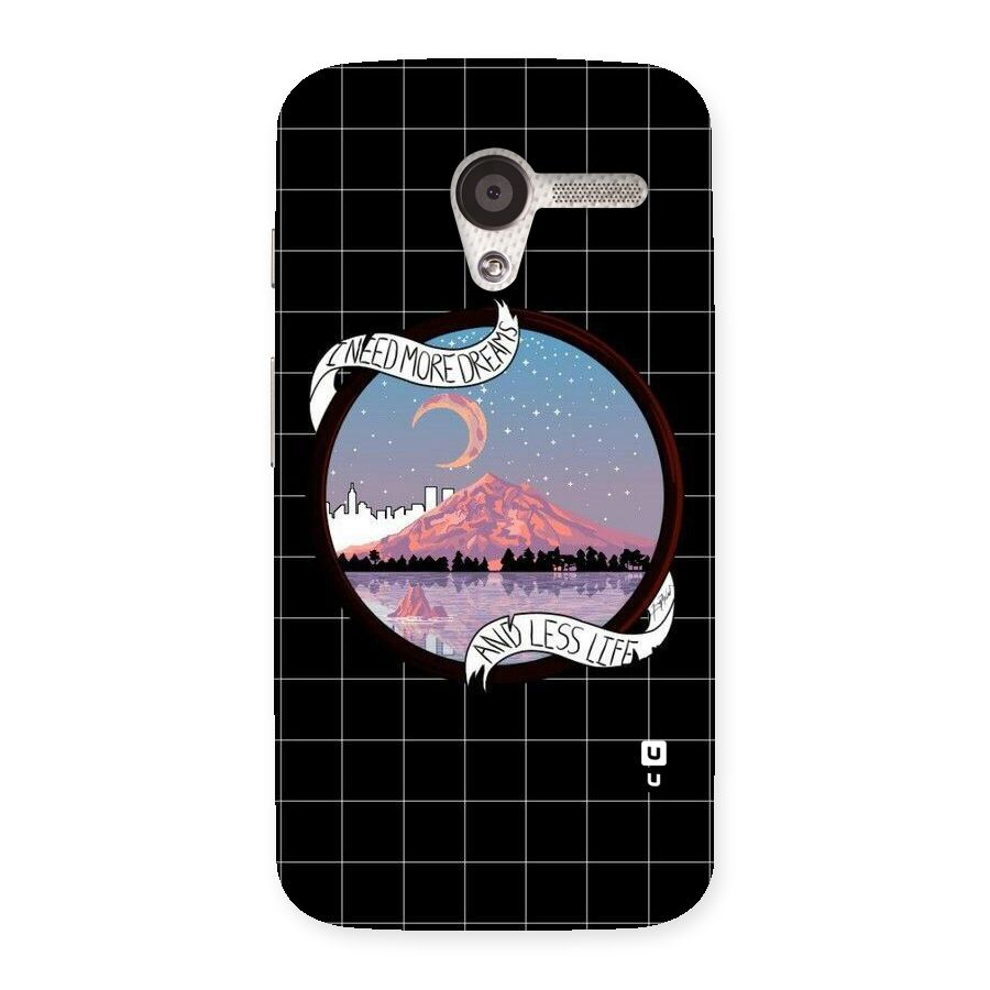 More Dreams Back Case for Moto X