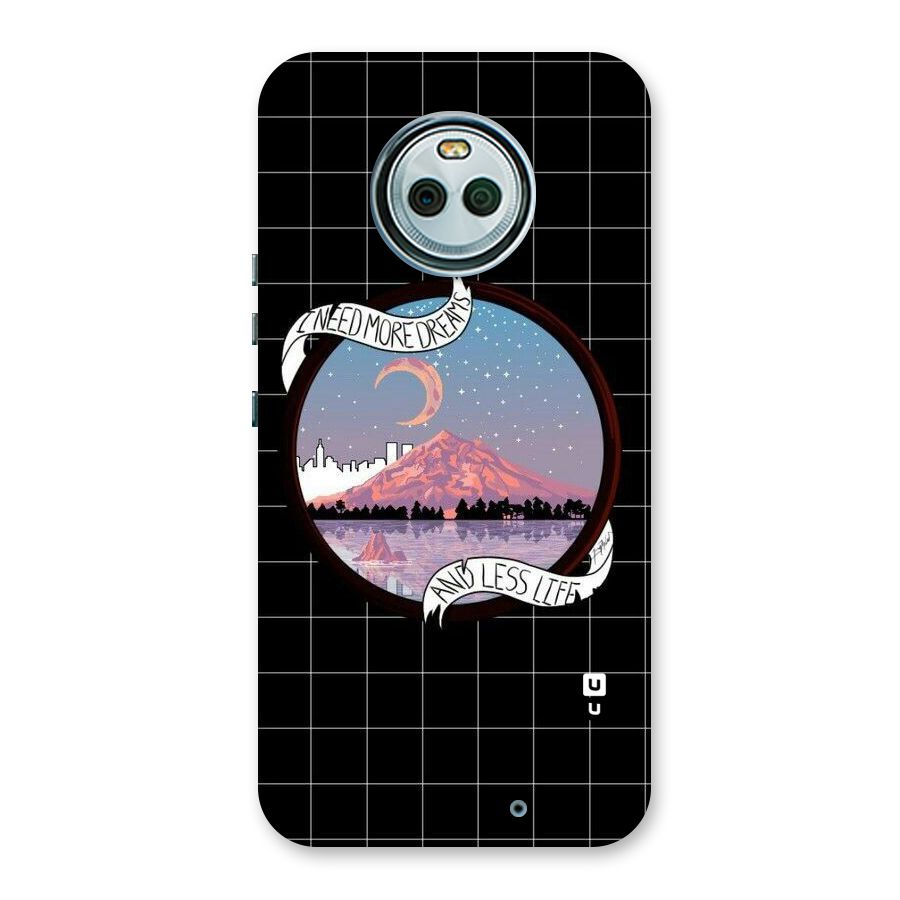 More Dreams Back Case for Moto X4