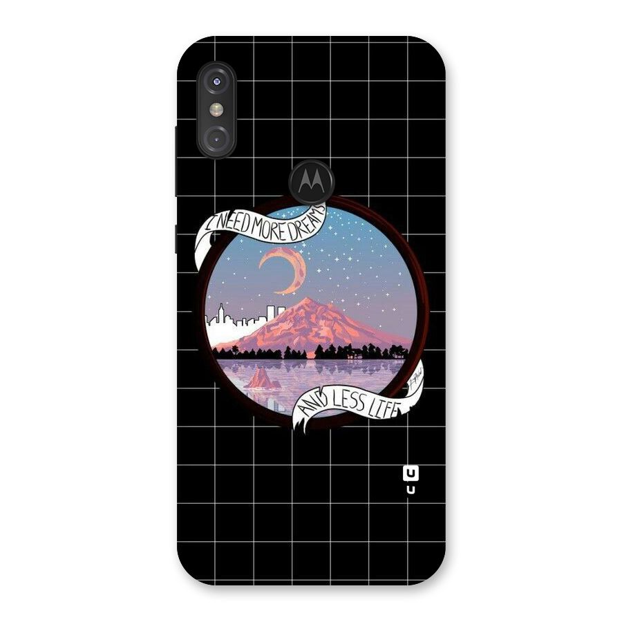 More Dreams Back Case for Motorola One Power