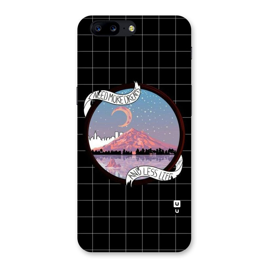 More Dreams Back Case for OnePlus 5