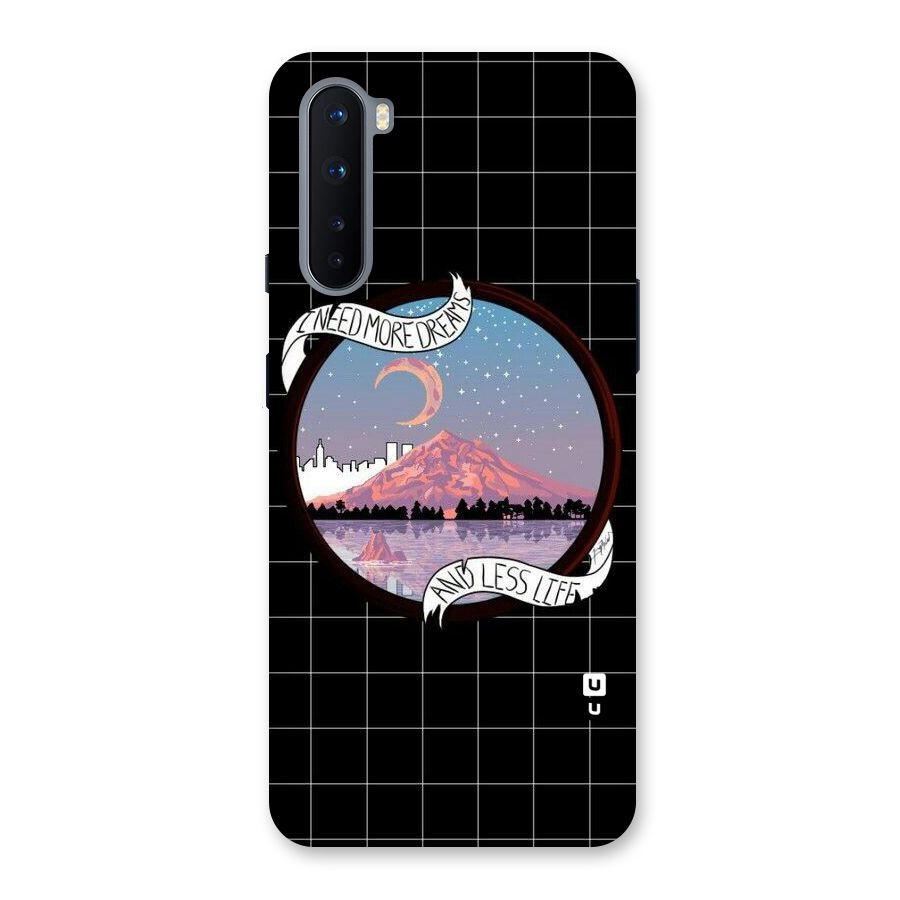 More Dreams Back Case for OnePlus Nord