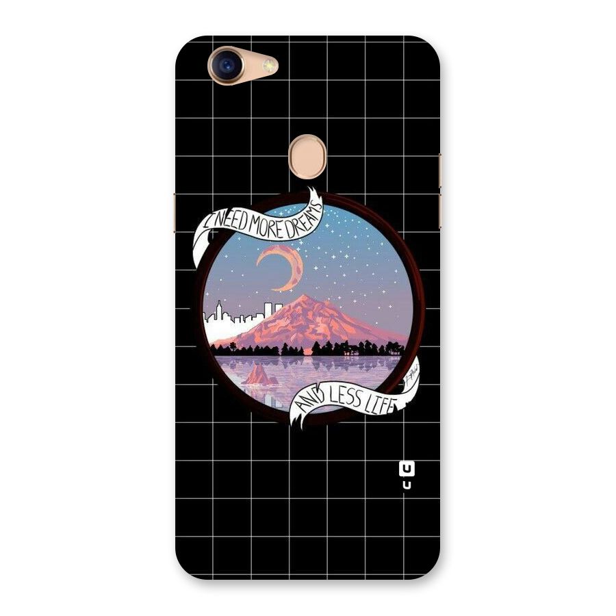 More Dreams Back Case for Oppo F5 Youth