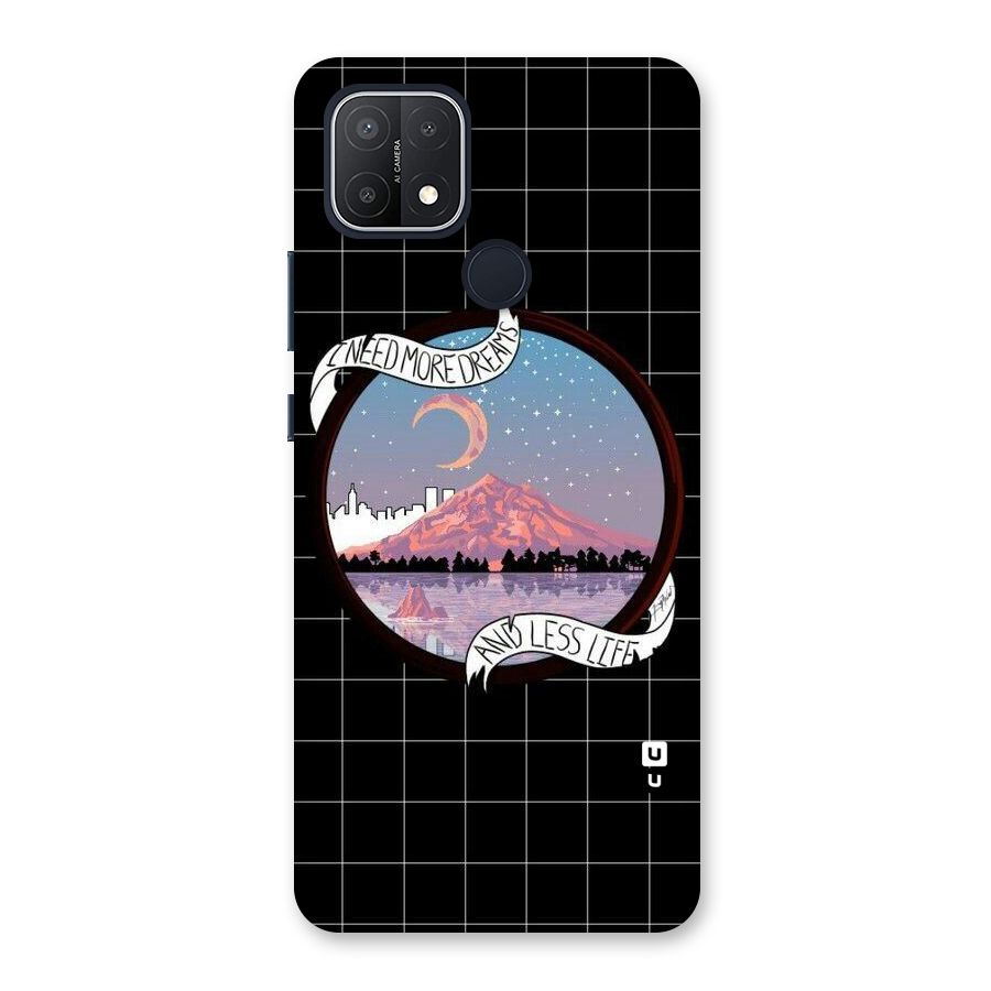 More Dreams Back Case for Oppo A15s