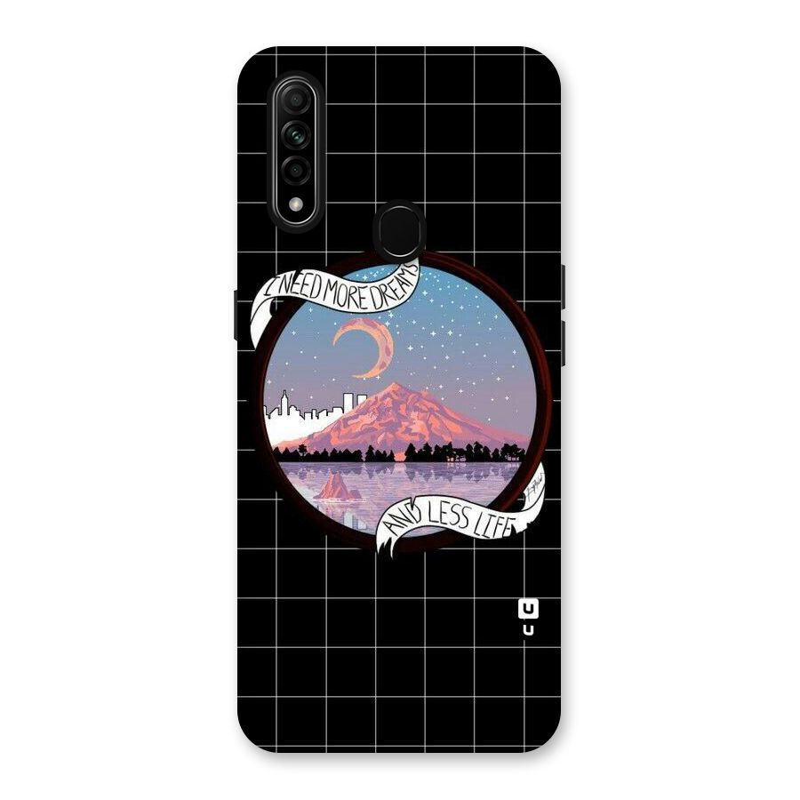 More Dreams Back Case for Oppo A31
