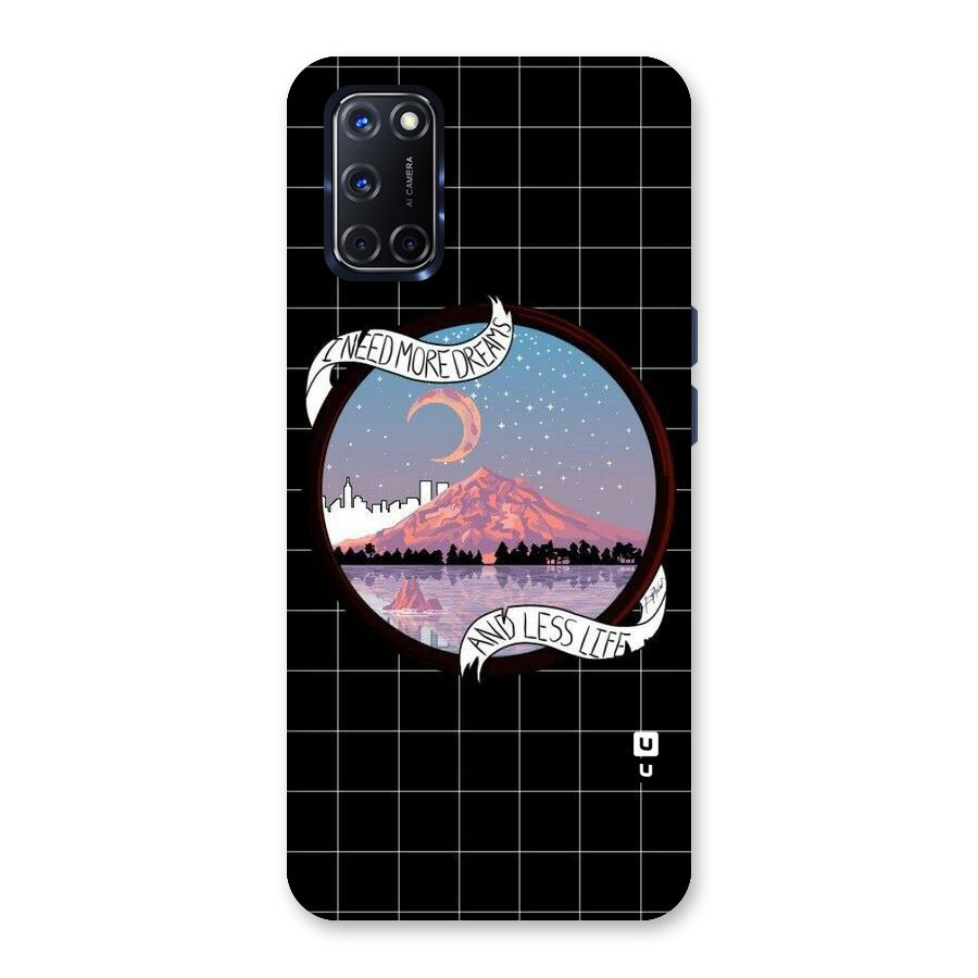 More Dreams Back Case for Oppo A52
