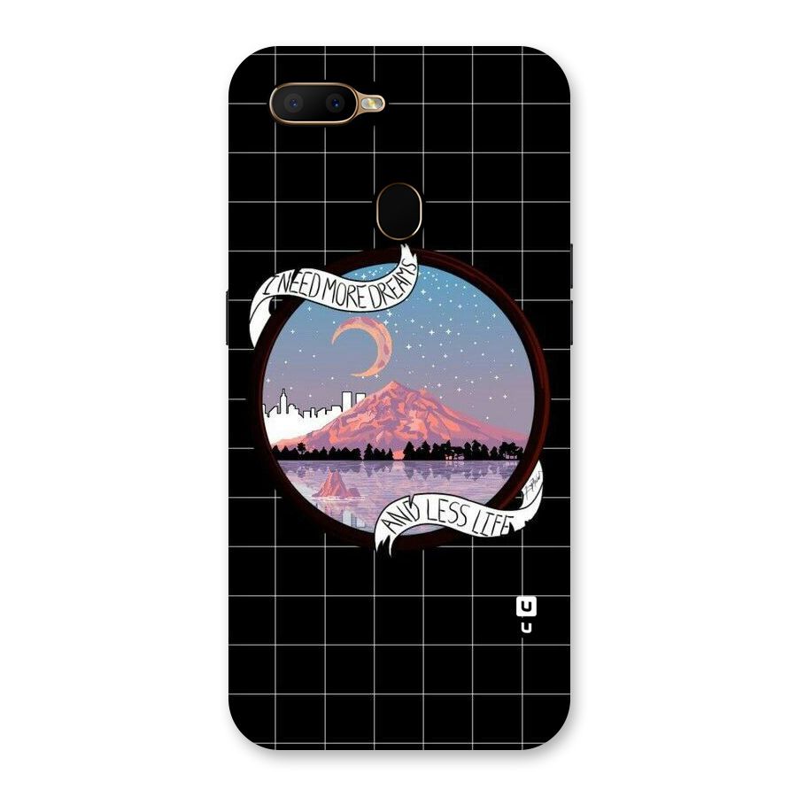 More Dreams Back Case for Oppo A5s