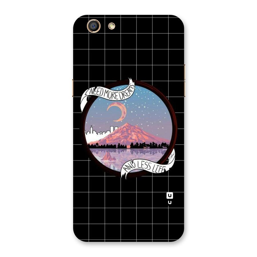 More Dreams Back Case for Oppo F3