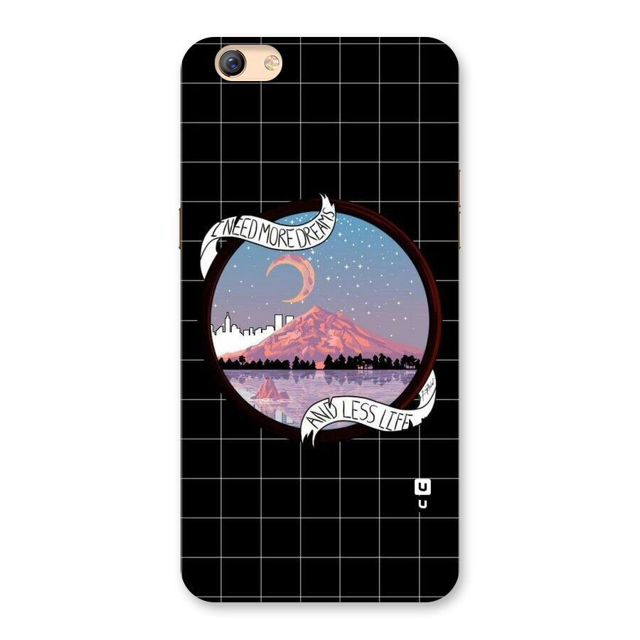 More Dreams Back Case for Oppo F3 Plus