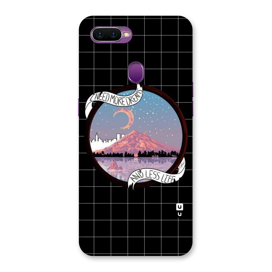 More Dreams Back Case for Oppo F9